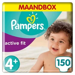Pampers - Active Fit - Maandbox +  - Maat 4+